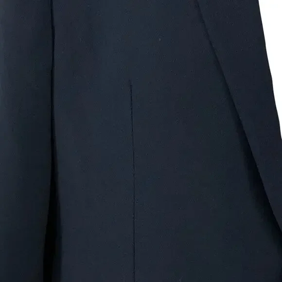 Michael Kors Mens Size 42L Blazer Jacket Sport Coat Navy Blue Metal Buttons